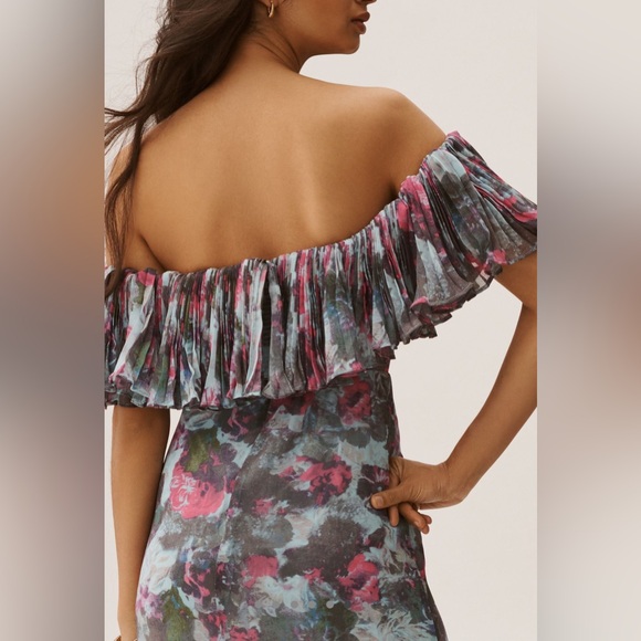 Hutch Off-the-Shoulder Ruffled Column Dress - Picture 6 of 10